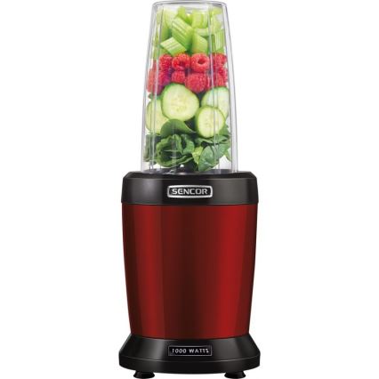 Sencor - Smoothie nutri blender 1000W/230V röd