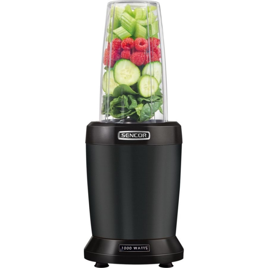 Sencor - Smoothie nutri blender 1000W/230V svart