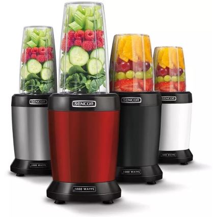 Sencor - Smoothie nutri blender 1000W/230V svart