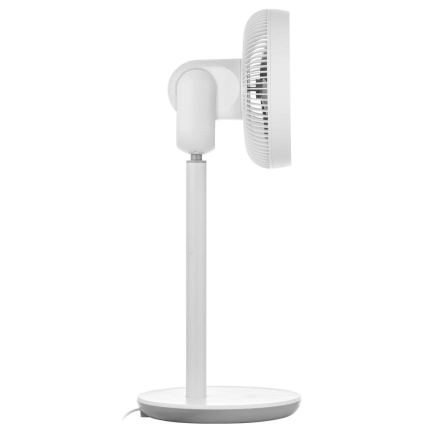 Sencor - Stående fläkt 3D UltraSilent 26W/230V vit + fjärrkontroll