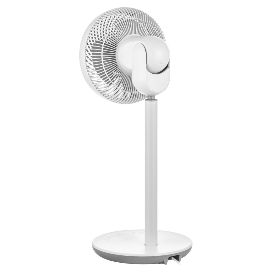 Sencor - Stående fläkt 3D UltraSilent 26W/230V vit + fjärrkontroll