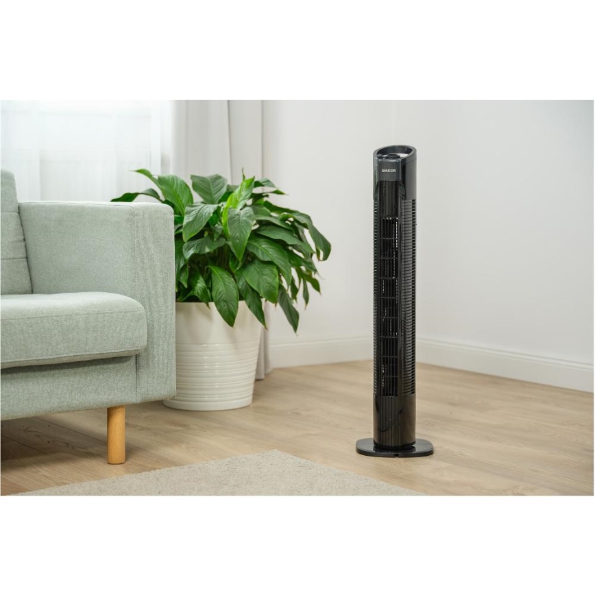Sencor - Stående fläkt 50W/230V svart