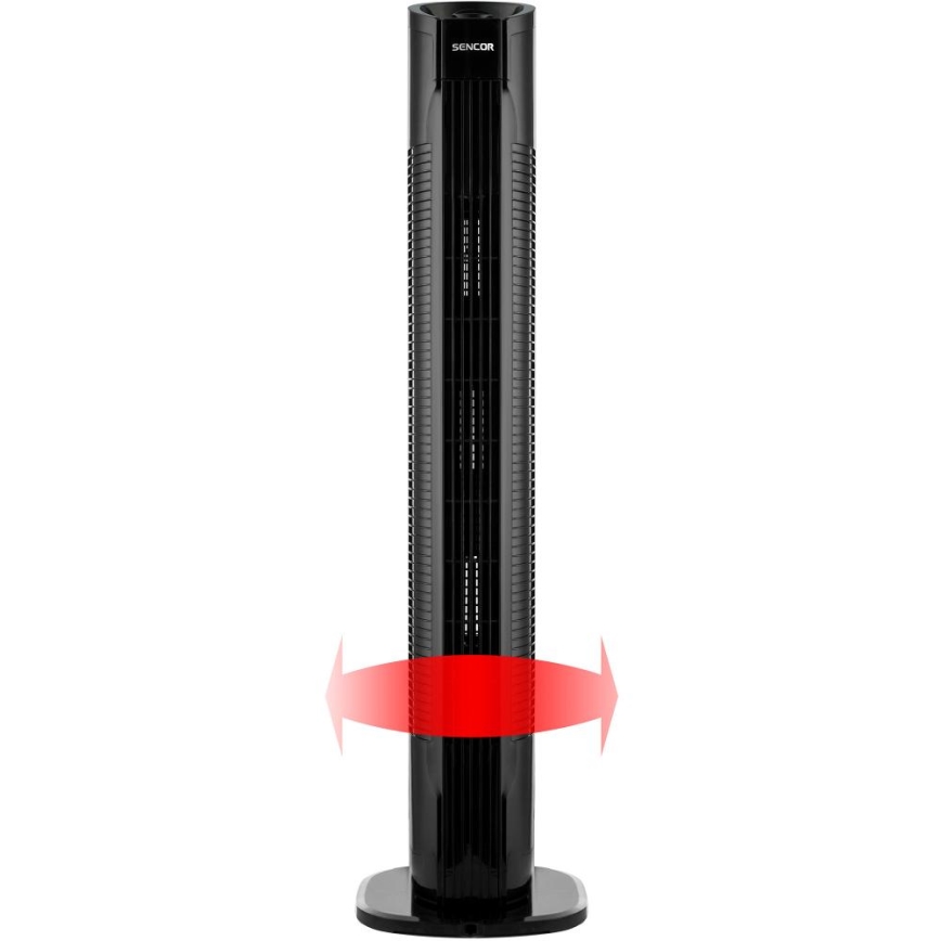 Sencor - Stående fläkt 50W/230V svart