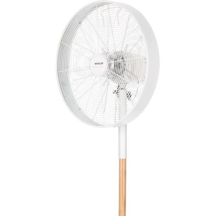 Sencor - Stående fläkt 50W/230V vit/bok