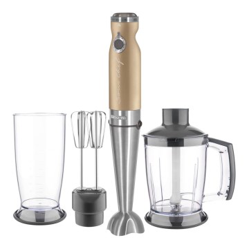 Sencor - Stick blender 4in1 1200W/230V rostfri/gyllene