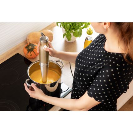 Sencor - Stick blender 4in1 1200W/230V rostfri/gyllene