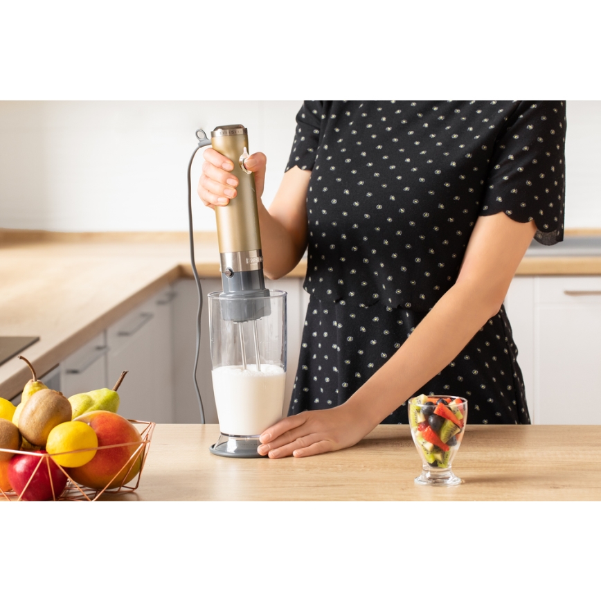 Sencor - Stick blender 4in1 1200W/230V rostfri/gyllene