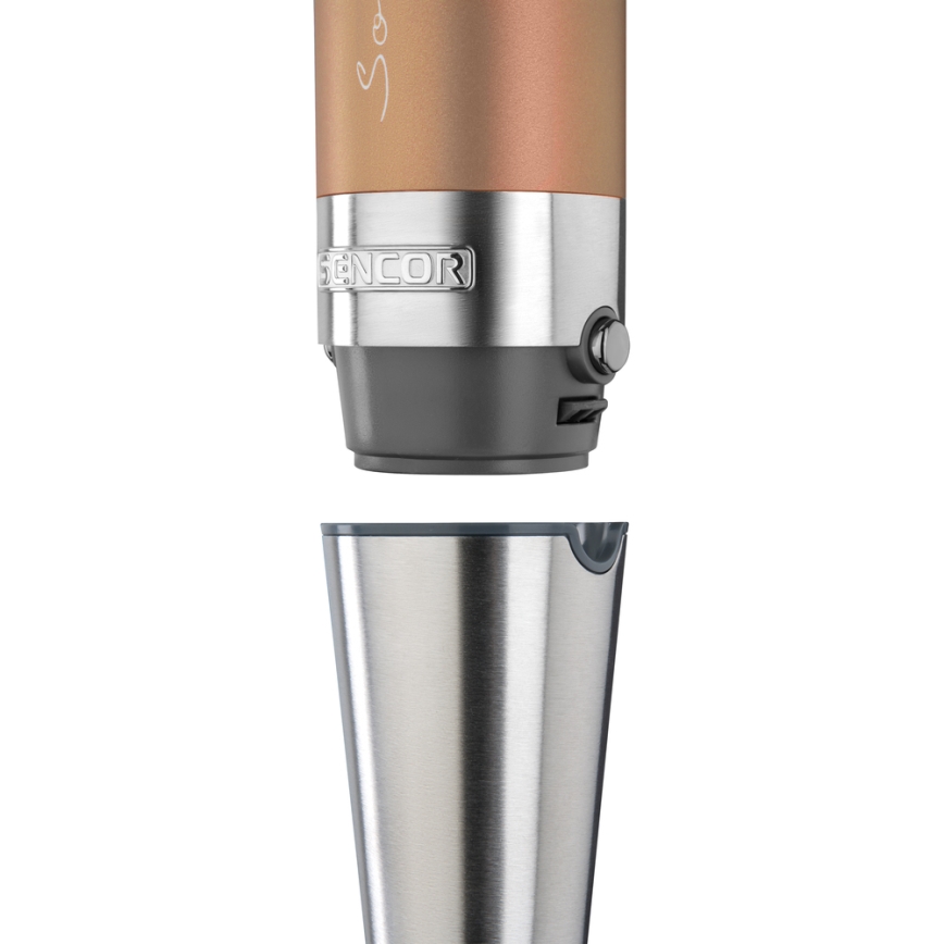 Sencor - Stick blender 4in1 1200W/230V rostfri/koppar