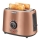 Sencor - Toaster with two holes and warming up 1000W/230V koppar