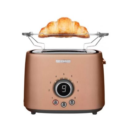 Sencor - Toaster with two holes and warming up 1000W/230V koppar