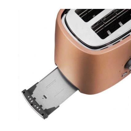 Sencor - Toaster with two holes and warming up 1000W/230V koppar