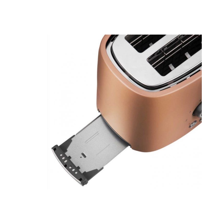 Sencor - Toaster with two holes and warming up 1000W/230V koppar