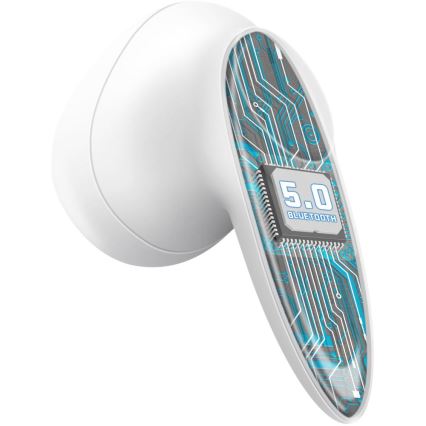 Sencor - Trådlös earphones 230 mAh + 2x 25 mAh IPX4 vit