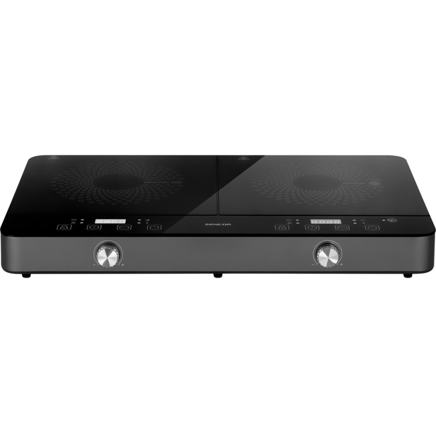 Sencor - Two-zone induction cooker med LCD display 3400W/230V