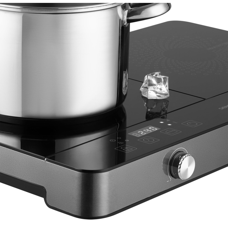 Sencor - Two-zone induction cooker med LCD display 3400W/230V