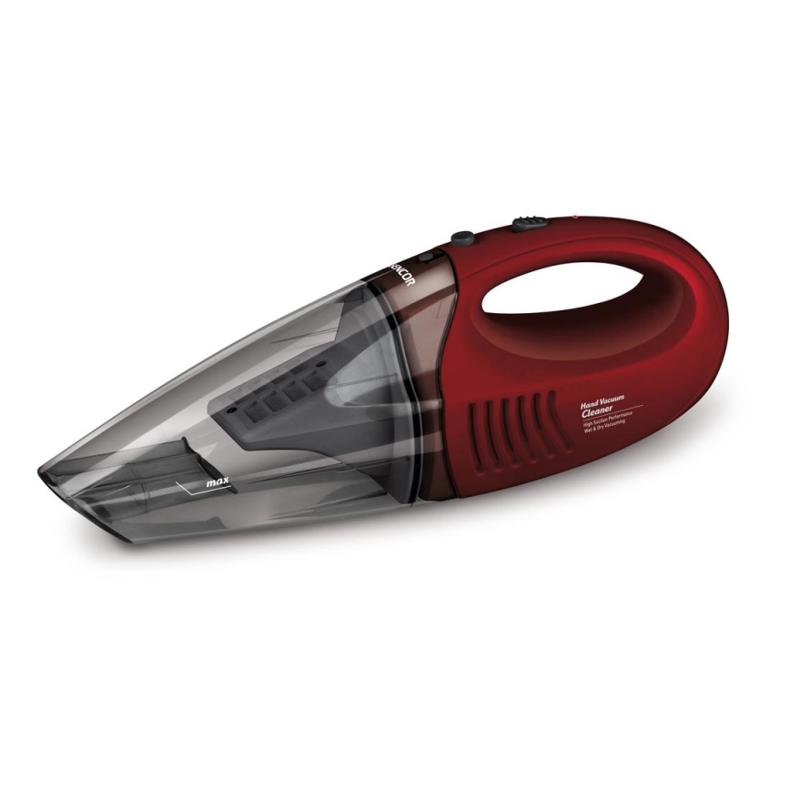 Sencor - uppladdningsbar handdammsugare 45W/230V röd 