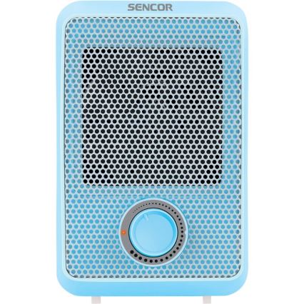 Sencor - Värmefläkt 600W/230V blå/vit