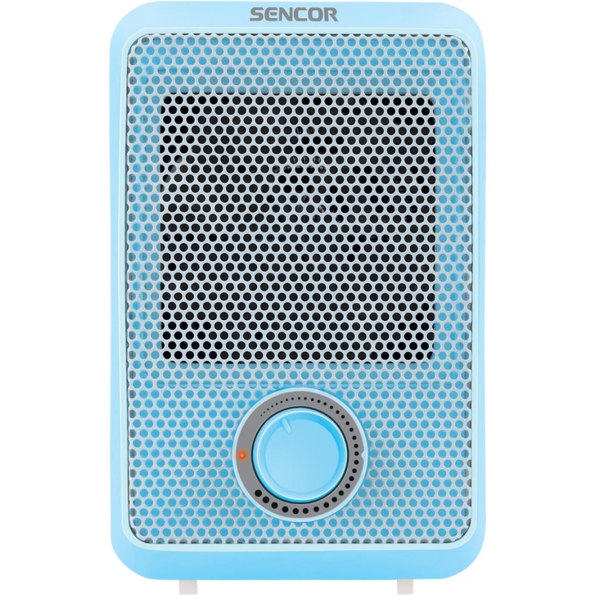 Sencor - Värmefläkt 600W/230V blå/vit