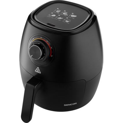 Sencor - Varmluftsfritös 3,5 l 1300W/230V svart