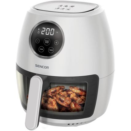 Sencor - Varmluftsfritös 3,5 l 1300W/230V vit