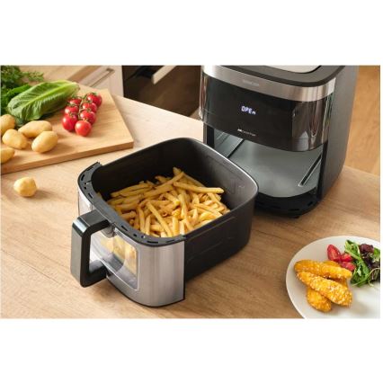 Sencor - Varmluftsfritös 9 l 1700W/230V svart/matt krom