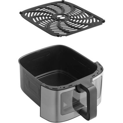 Sencor - Varmluftsfritös 9 l 1700W/230V svart/matt krom