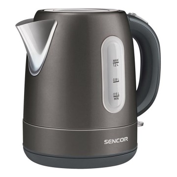 Sencor - Vattenkokare 1,2 l 2150W/230V antracit