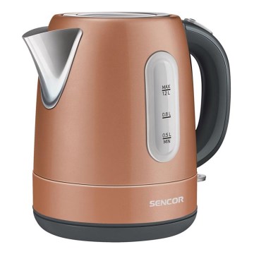 Sencor - Vattenkokare 1,2 l 2150W/230V kopparfärgad