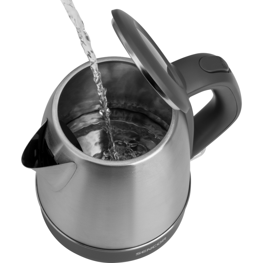 Sencor - Vattenkokare 1,2 l 2150W/230V rostfritt stål