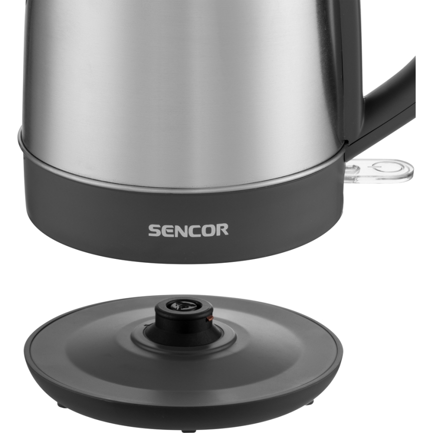 Sencor - Vattenkokare 1,2 l 2150W/230V rostfritt stål