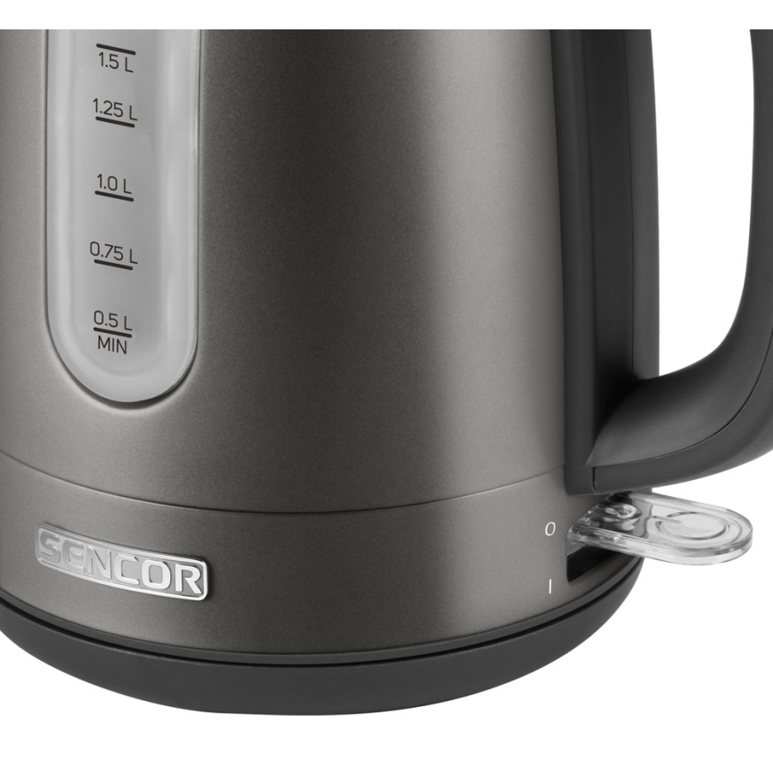 Sencor - Vattenkokare 1,7 l 2150W/230V antracit 