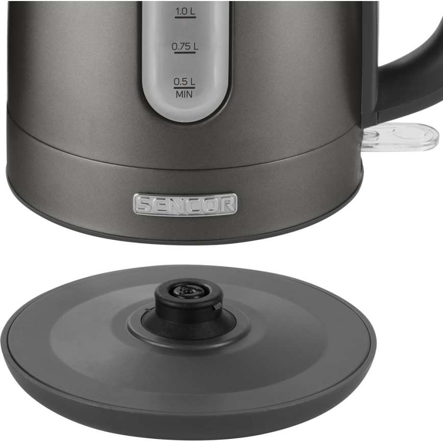 Sencor - Vattenkokare 1,7 l 2150W/230V antracit 