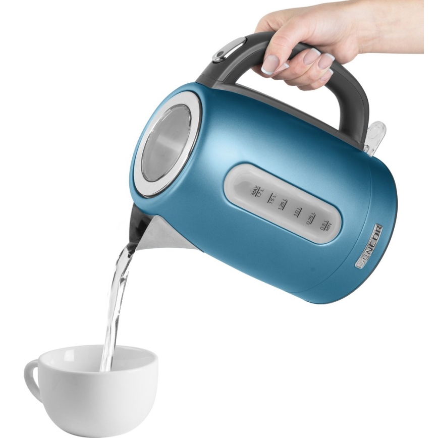 Sencor - Vattenkokare 1,7 l 2150W/230V blå 