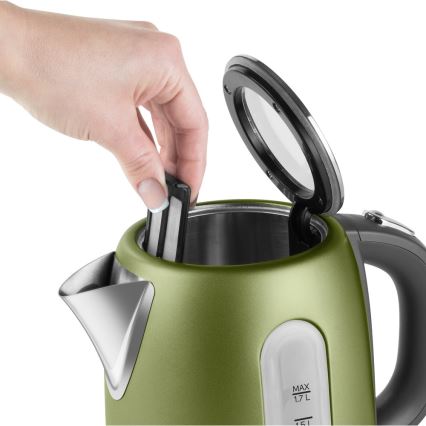 Sencor - Vattenkokare 1,7 l 2150W/230V grön