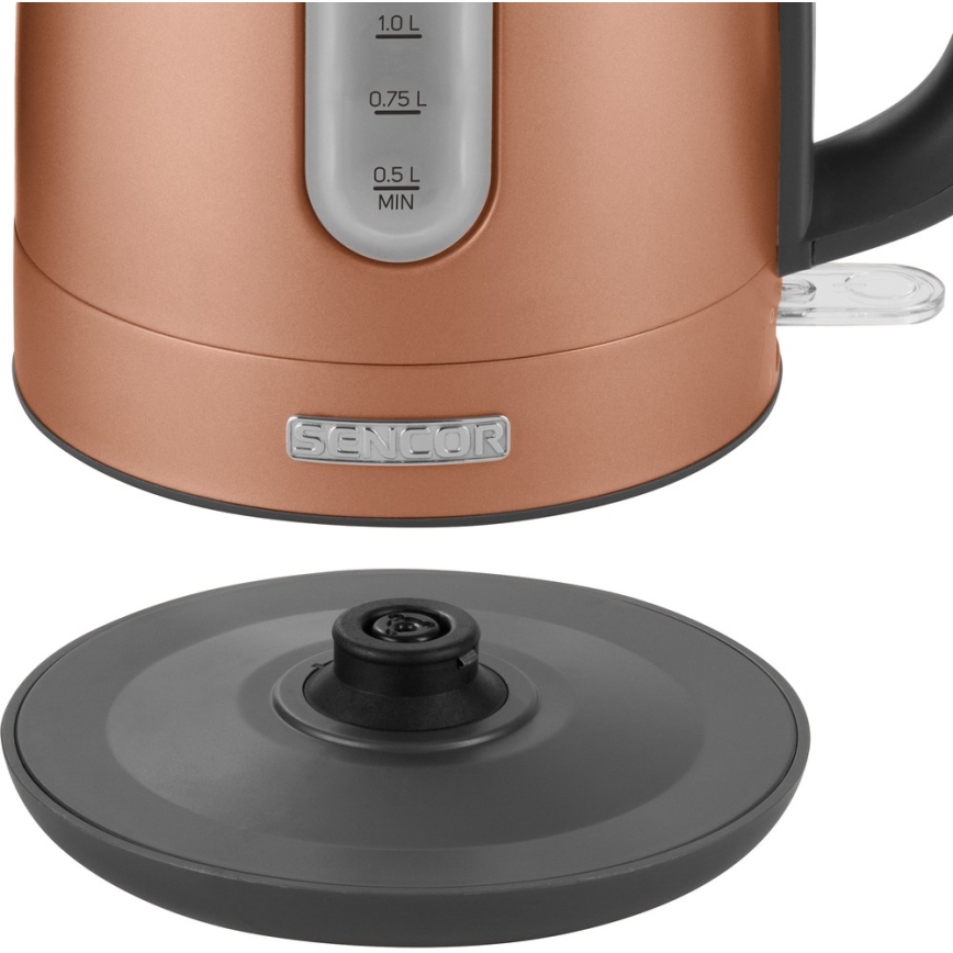 Sencor - Vattenkokare 1,7 l 2150W/230V koppar