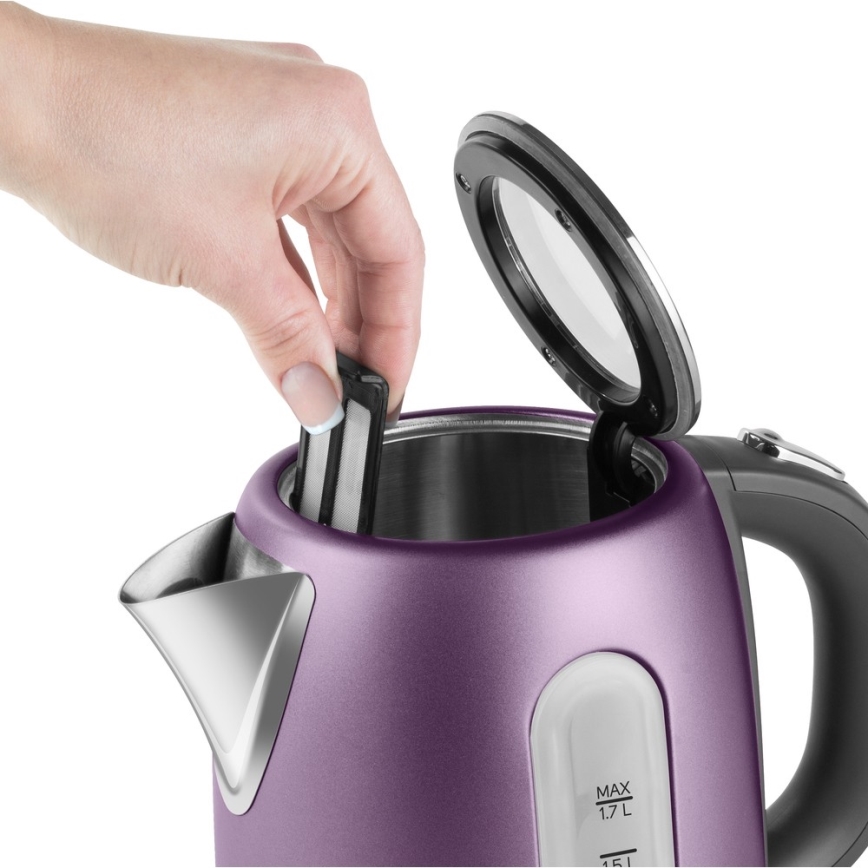 Sencor - Vattenkokare 1,7 l 2150W/230V lila