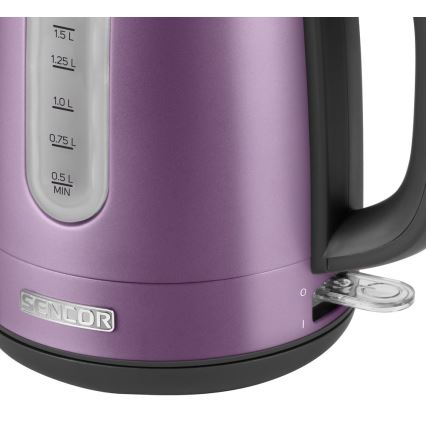 Sencor - Vattenkokare 1,7 l 2150W/230V lila