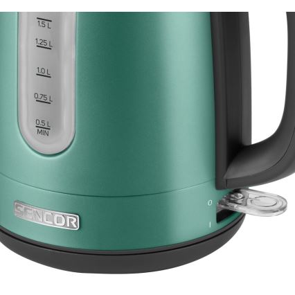 Sencor - Vattenkokare 1,7 l 2150W/230V turkos 