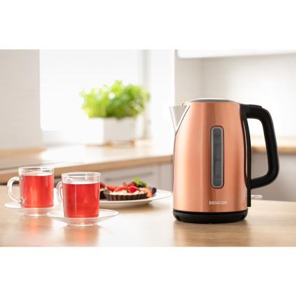 Sencor - Vattenkokare 1,7 l 2200W/230V koppar