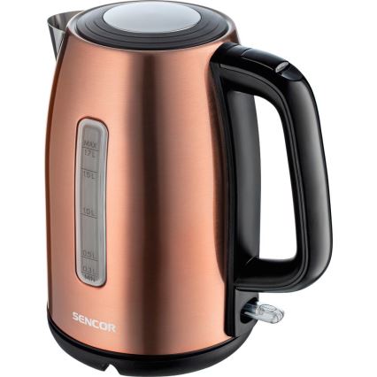 Sencor - Vattenkokare 1,7 l 2200W/230V koppar