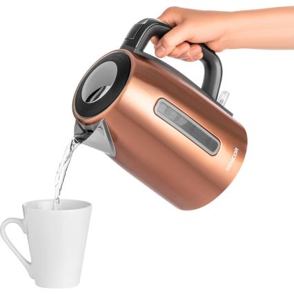 Sencor - Vattenkokare 1,7 l 2200W/230V koppar