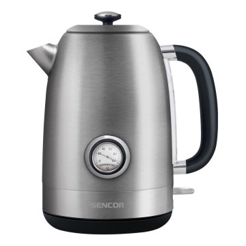 Sencor - Vattenkokare 1,7 l 2200W/230V rostfritt 