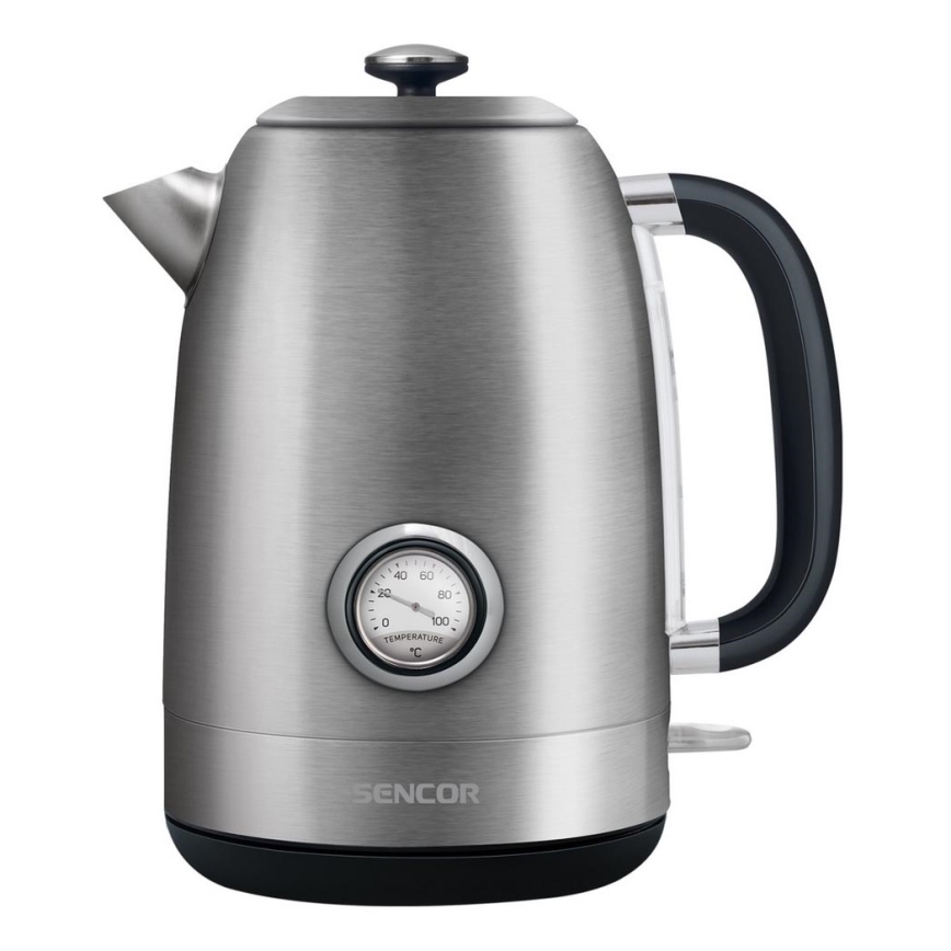 Sencor - Vattenkokare 1,7 l 2200W/230V rostfritt 