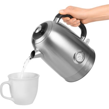 Sencor - Vattenkokare 1,7 l 2200W/230V rostfritt 