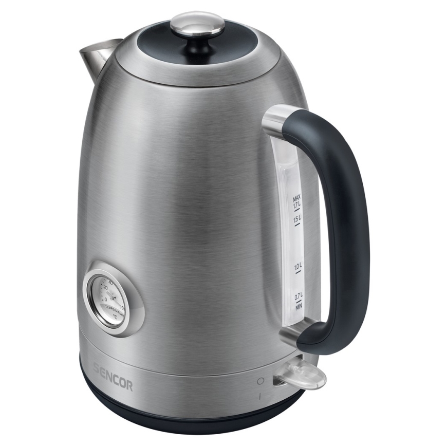 Sencor - Vattenkokare 1,7 l 2200W/230V rostfritt 