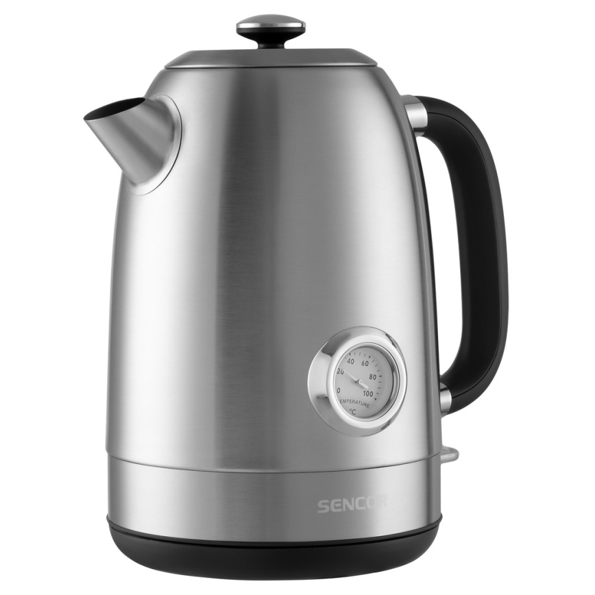 Sencor - Vattenkokare 1,7 l 2200W/230V rostfritt 