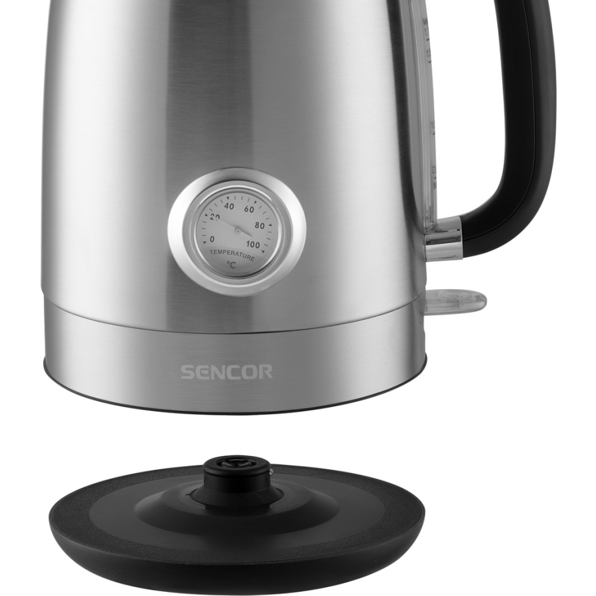 Sencor - Vattenkokare 1,7 l 2200W/230V rostfritt 