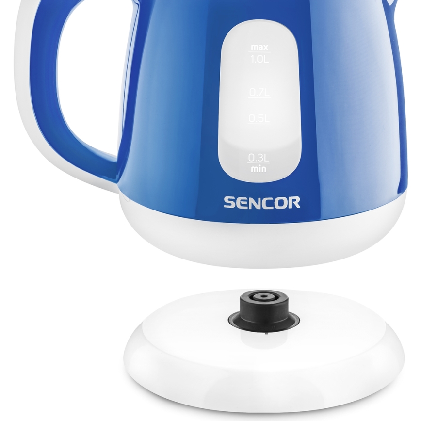 Sencor - Vattenkokare 1 l 1100W/230V blå