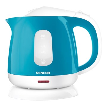 Sencor - Vattenkokare 1 l 1100W/230V turkos