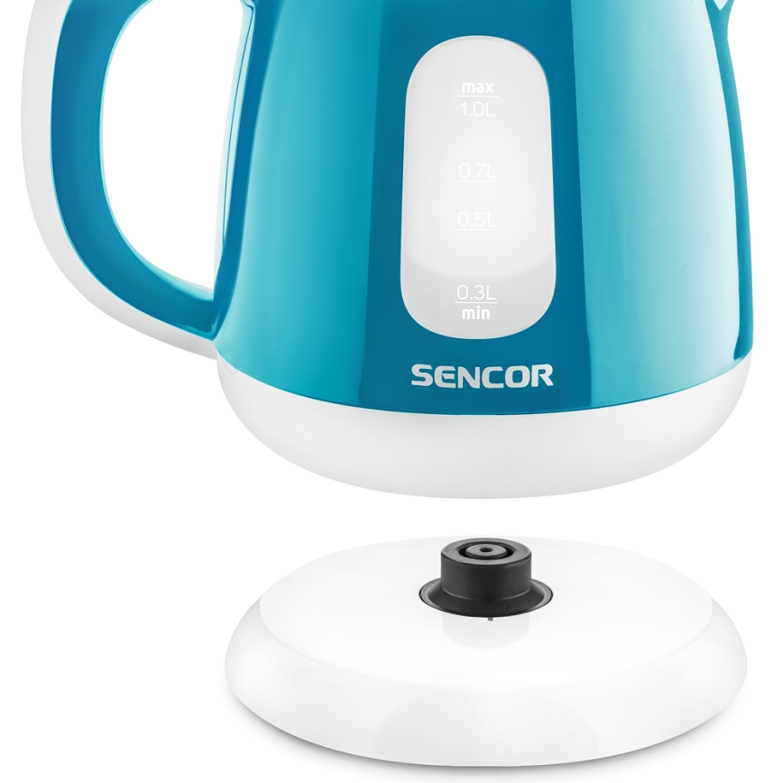 Sencor - Vattenkokare 1 l 1100W/230V turkos